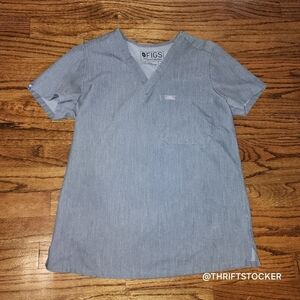 Figs Catarina Technical collection graphite scrub top size XS